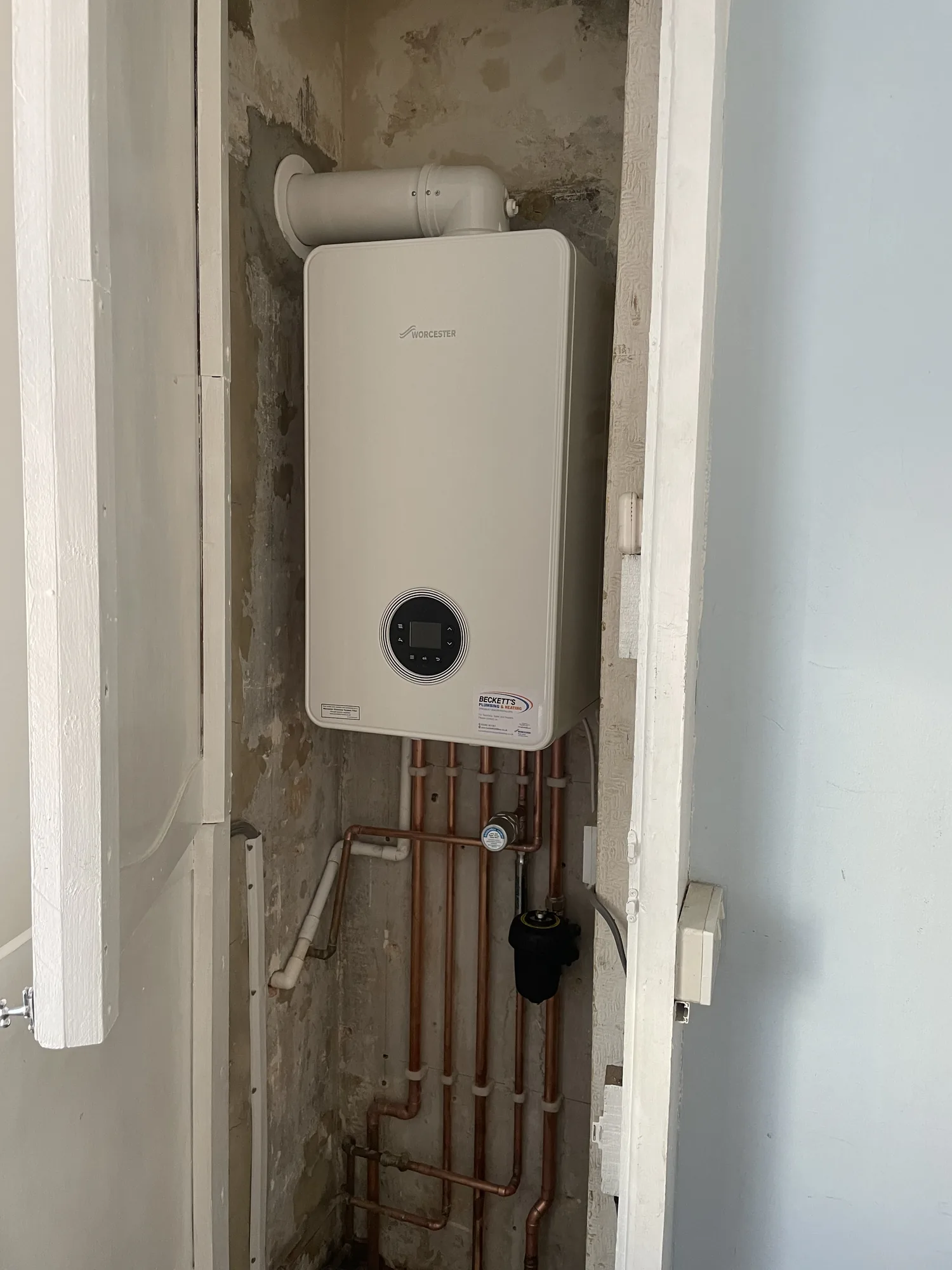 New Worcester Bosch boiler installed in Hampshire