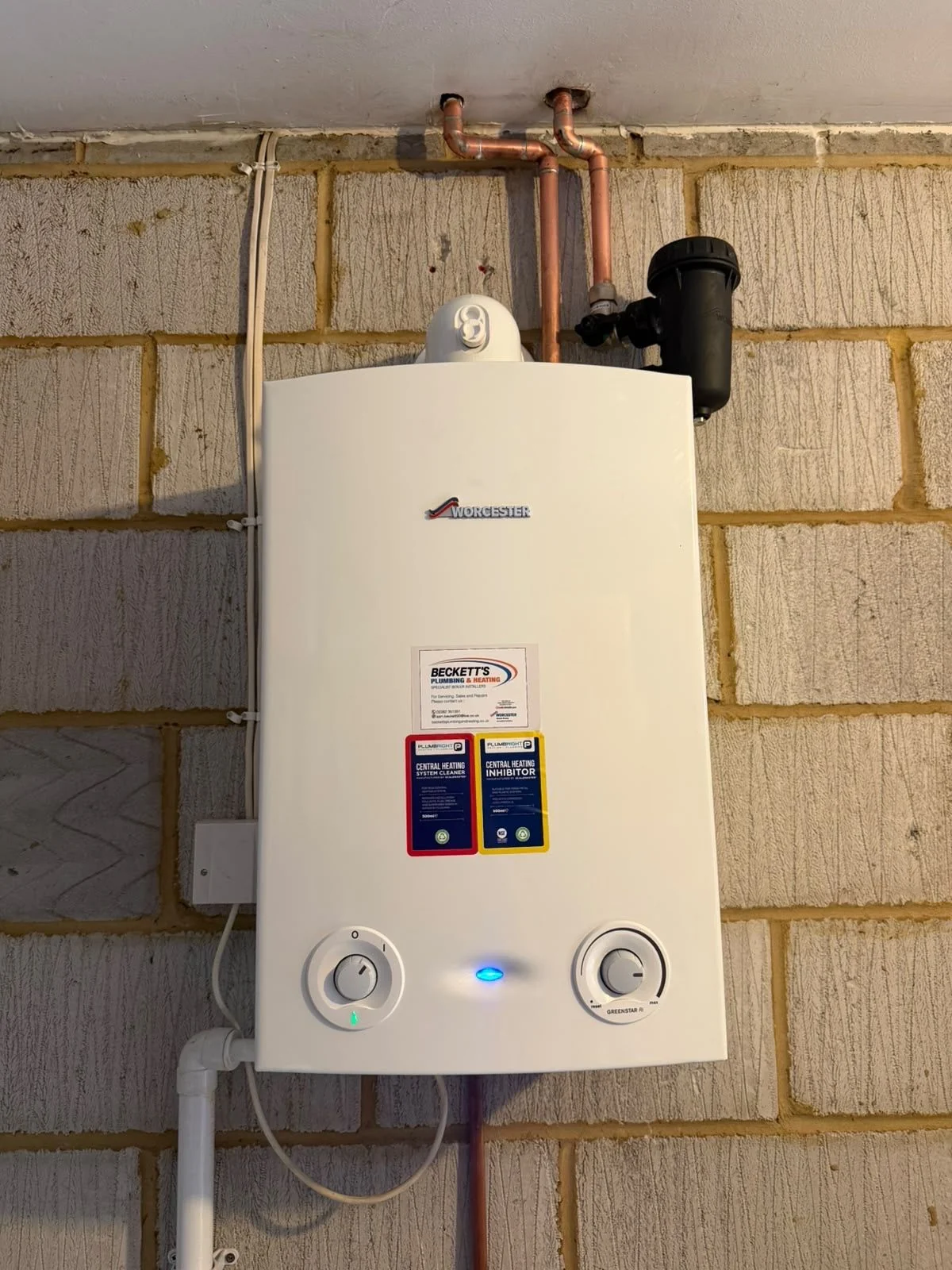 New Worcester Bosch combi boiler installed by Becketts in Southampton