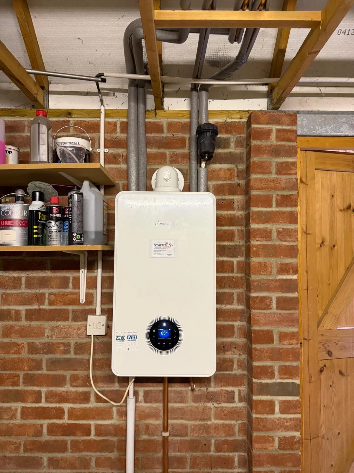 Worcester Bosch boiler installation in a Hampshire home