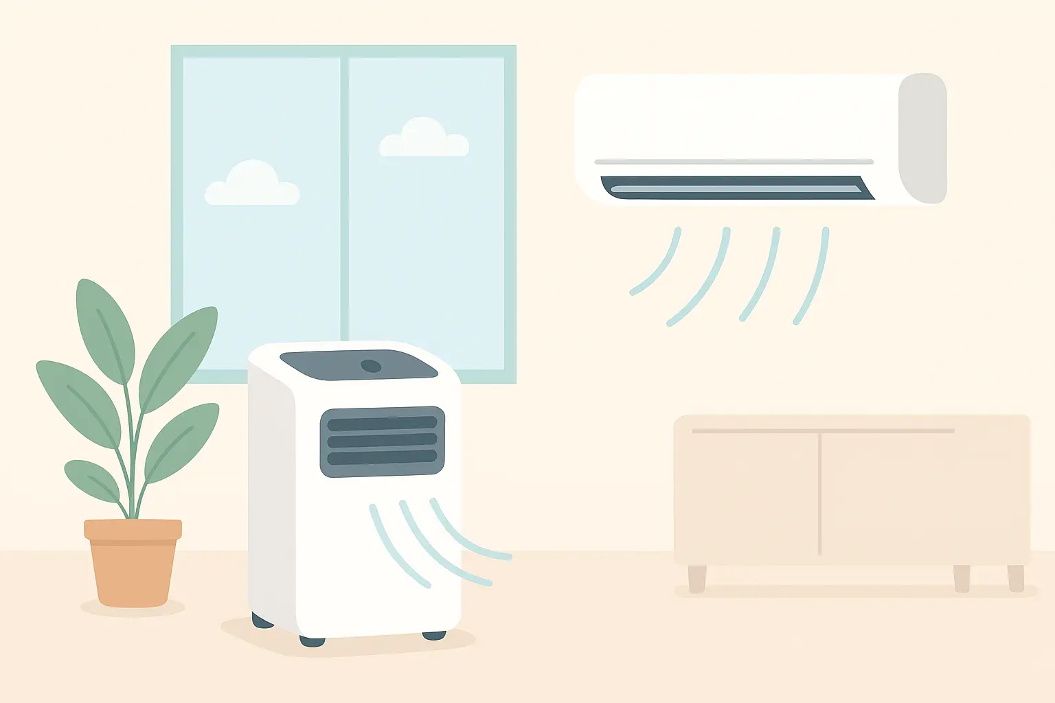 Read more about the article Portable vs Wall-Mounted Air Conditioning